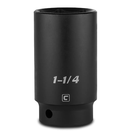 Capri Tools 1/2 in Drive 1-1/4 in 6-Point SAE Deep Impact Socket 5-5265